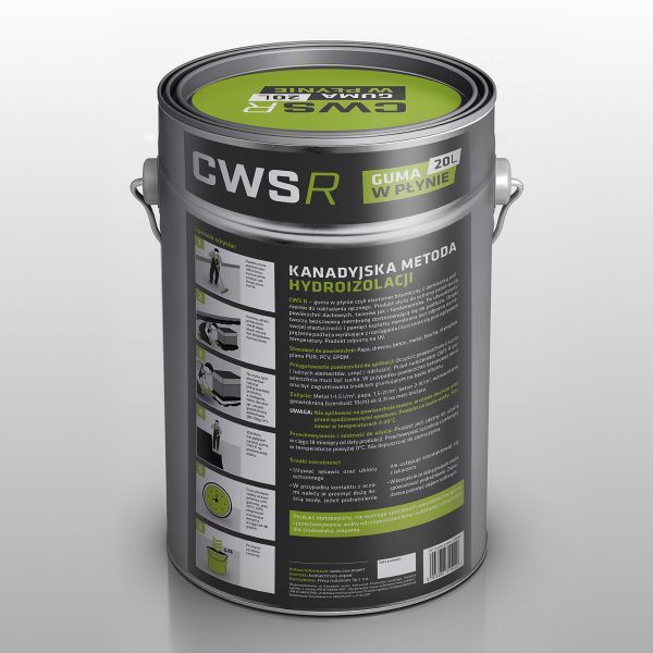 Guma w Płynie CWS R 20L na dach